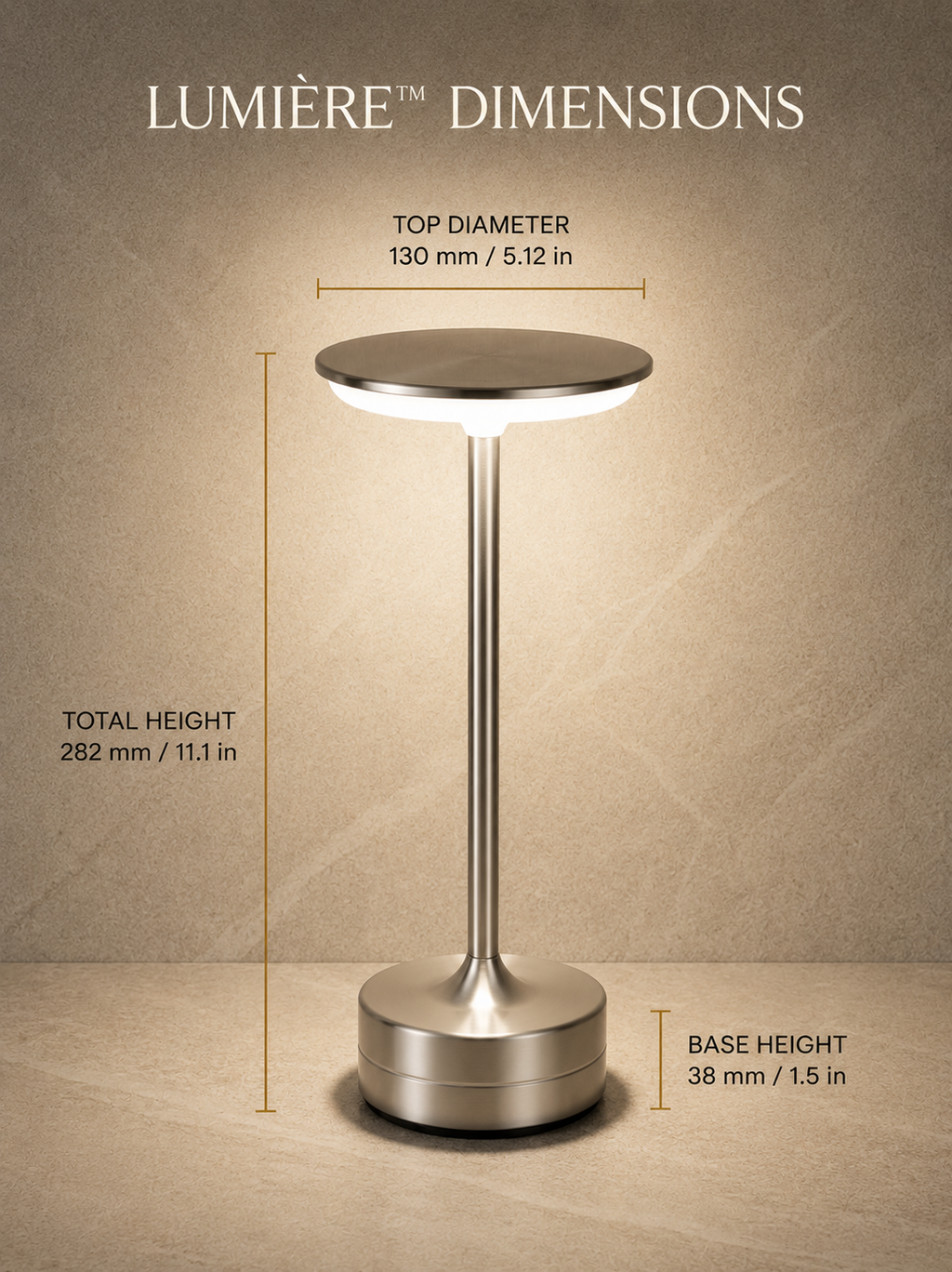 Lumière™ Premium Cordless Lamp
