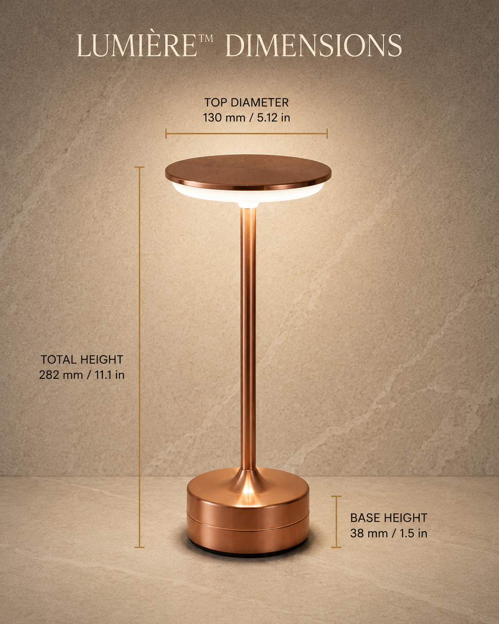 Lumière™ Premium Cordless Lamp